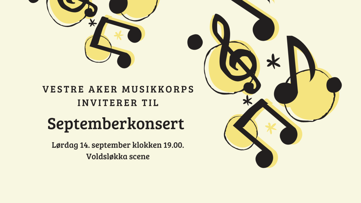 Septemberkonsert på Voldsløkka